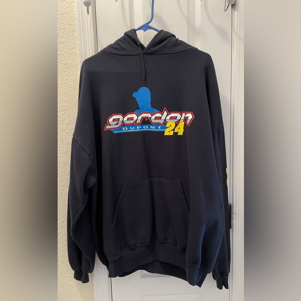 NASCAR Winners Circle Jeff Gordan Pullover Hoodie 2XL